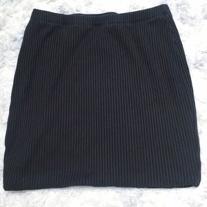 Trouve black bodycon miniskirt
